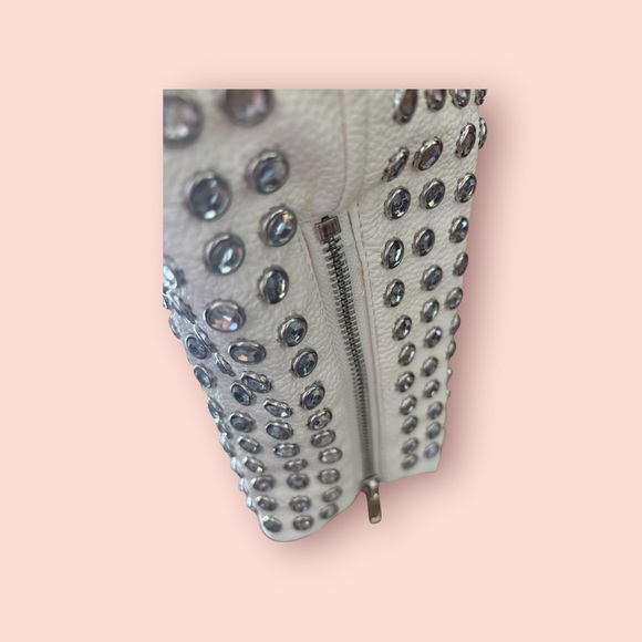 NWOT Azalea Wang vegan leather bling jacket from Nordstrom - Picture 4 of 4